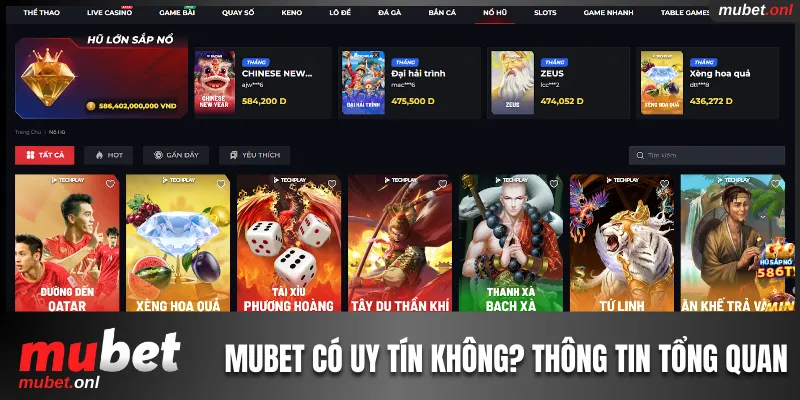 Mubet có uy tín không và thông tin giới thiệu tổng quan
